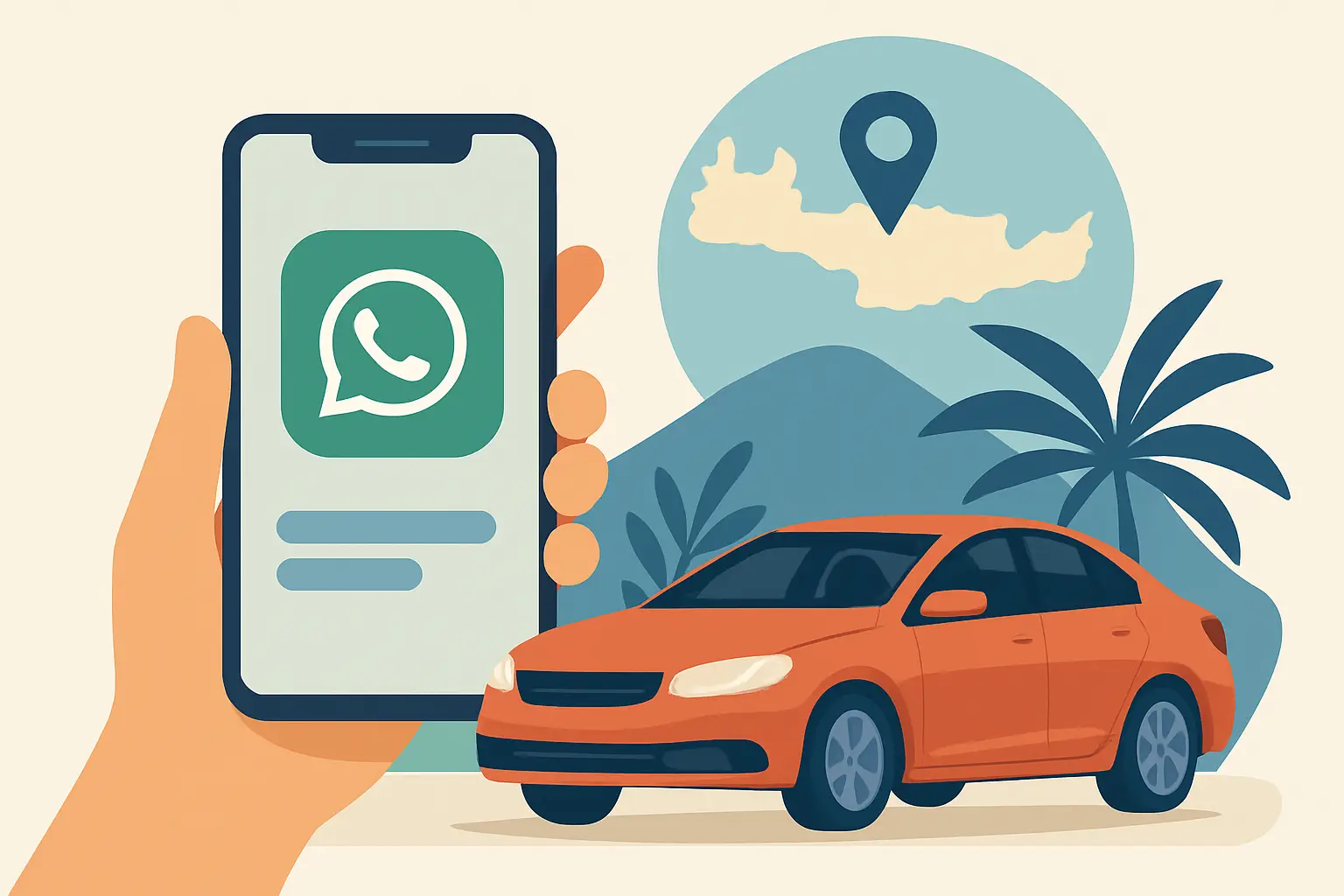 Book Car Hire in Crete via WhatsApp