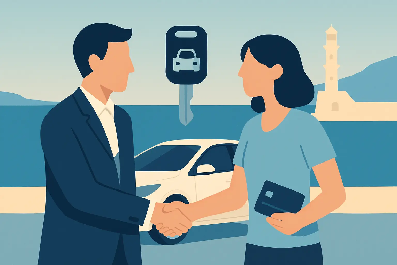 Car hire in Crete with no credit card needed
