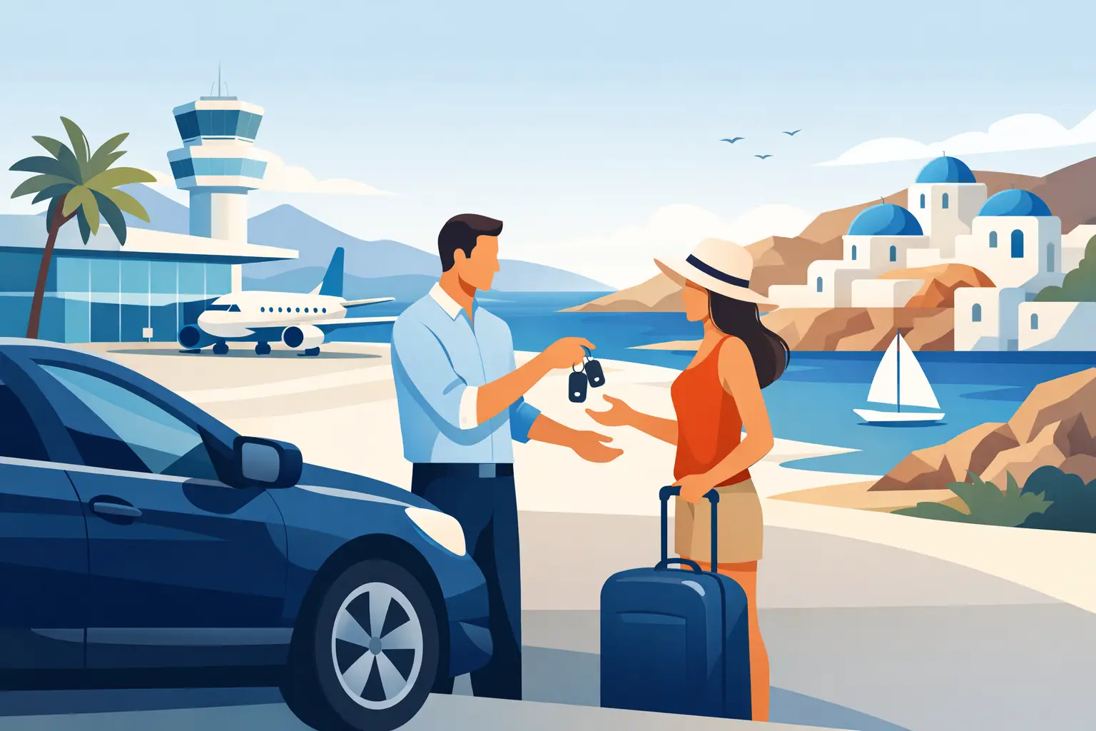 Airport Handover Car Rental Crete Made Simple