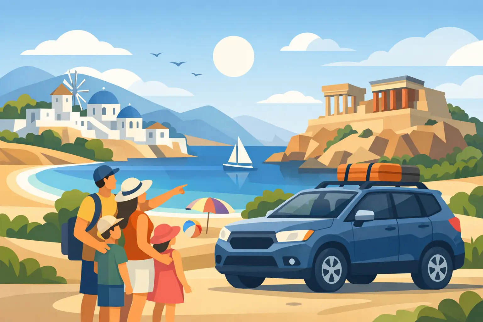 Best Car Hire for Families in Crete