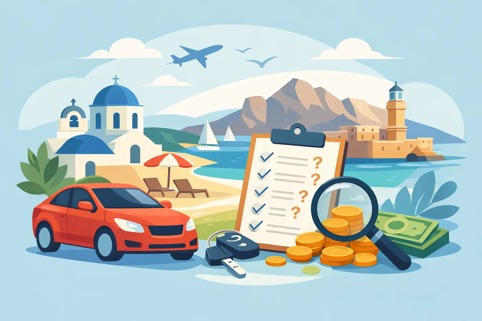 Car Hire Hidden Fees to Watch for in Crete