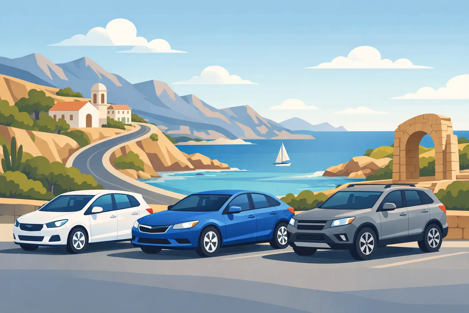 How to Choose Car Size for Crete Roads