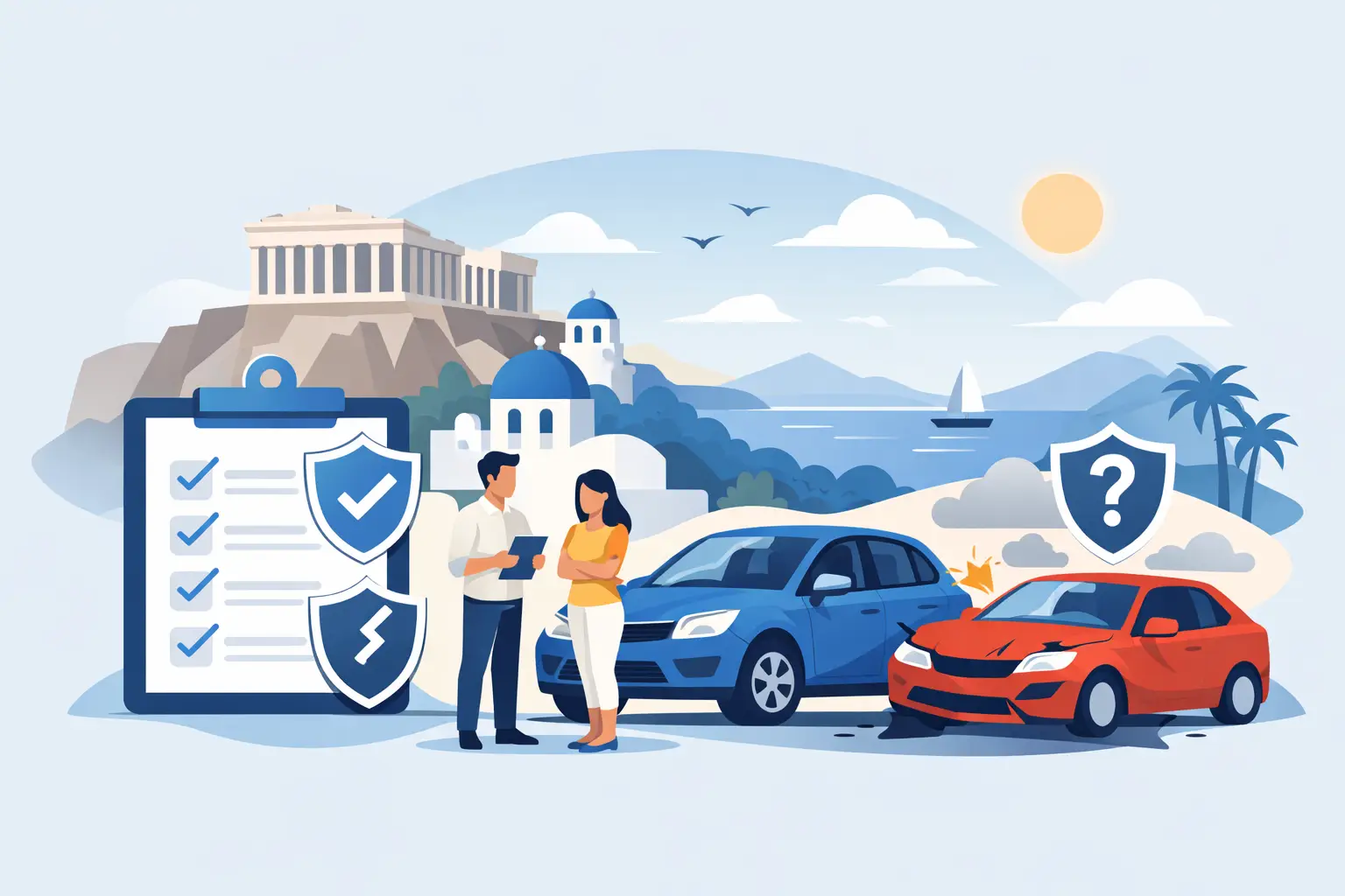 Understanding Car Hire Damage Waivers in Greece