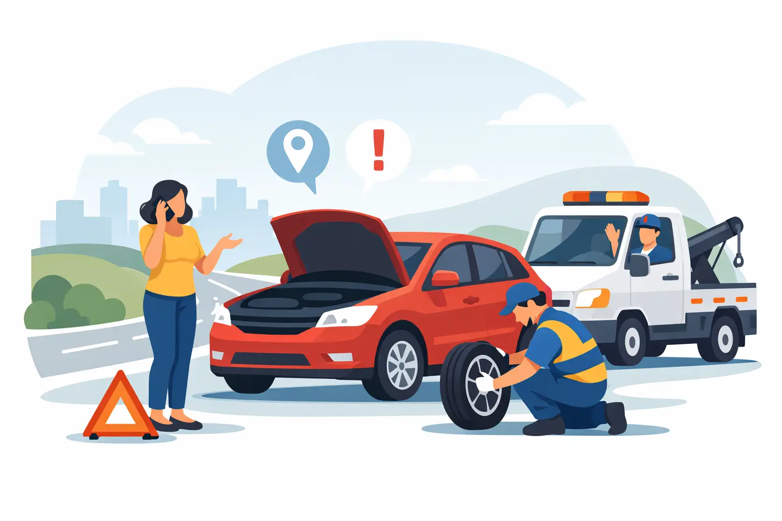 Car Rental Roadside Assistance Explained
