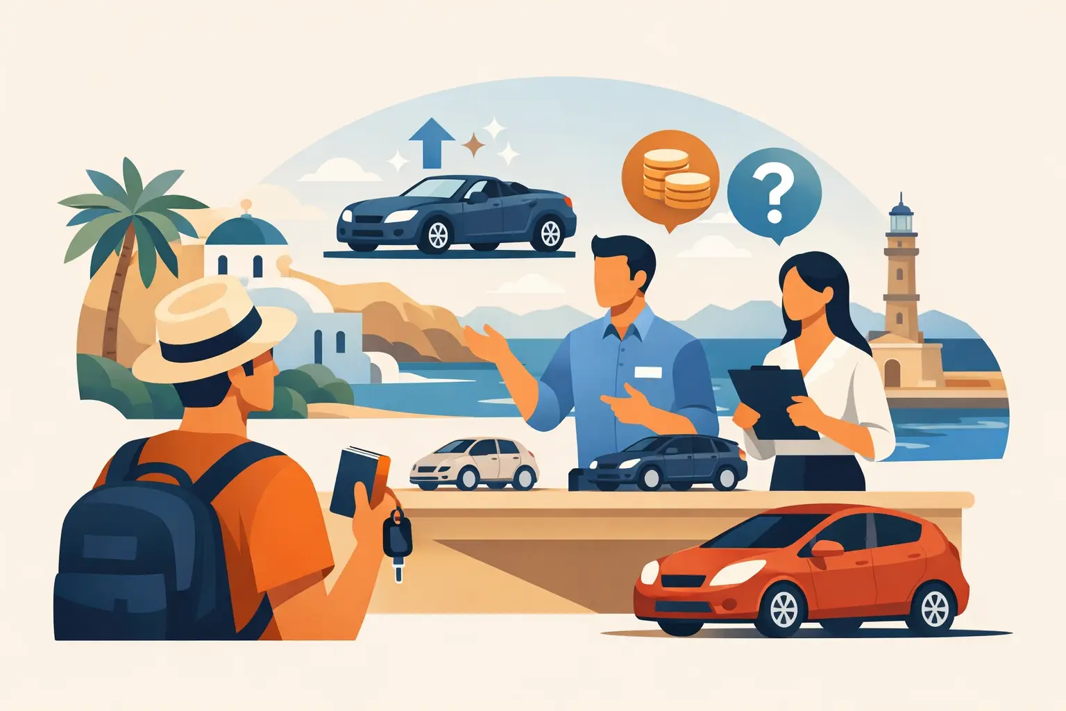 How to Avoid Car Hire Upselling in Crete