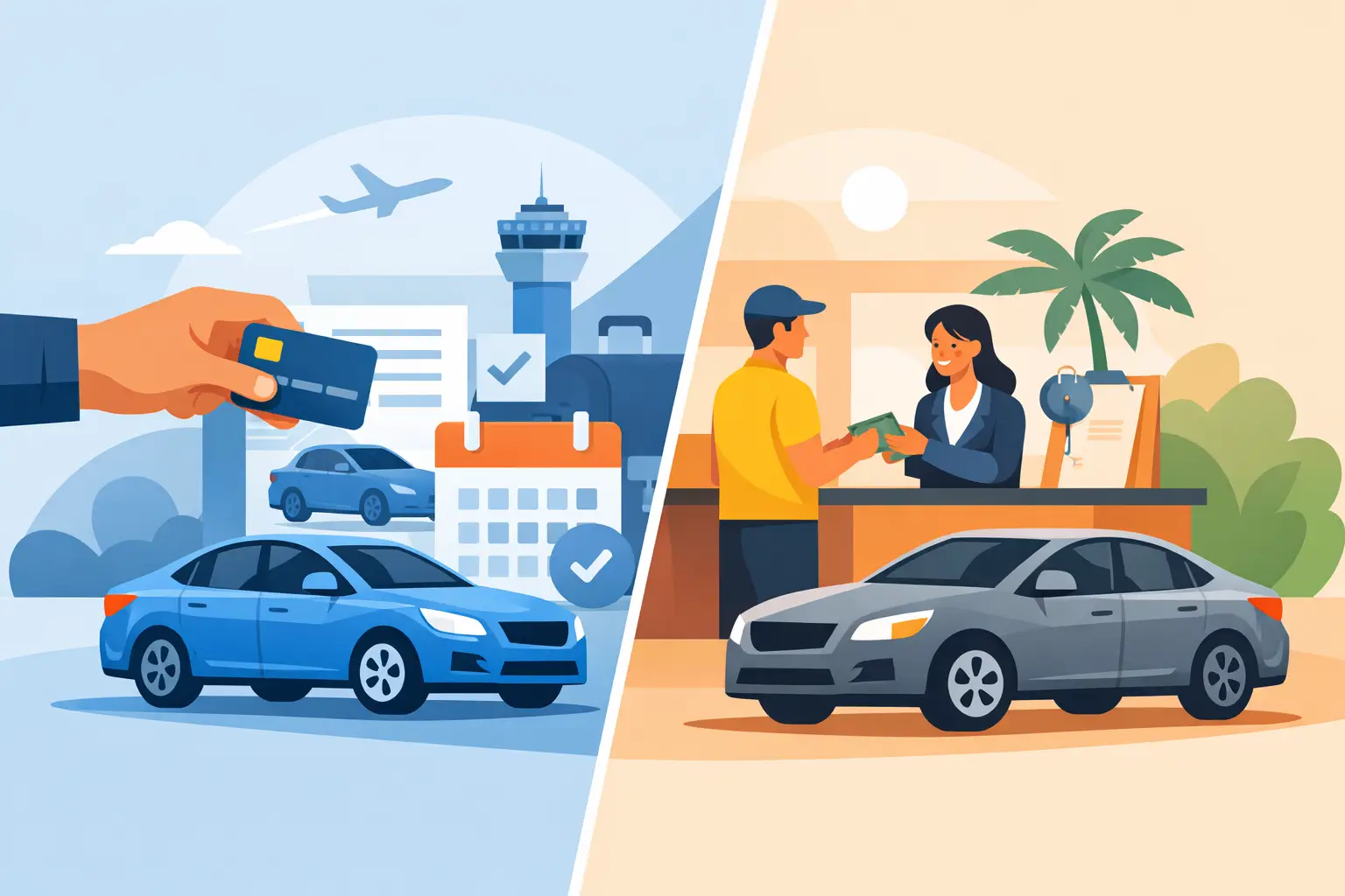 Prepaid versus pay on arrival car hire