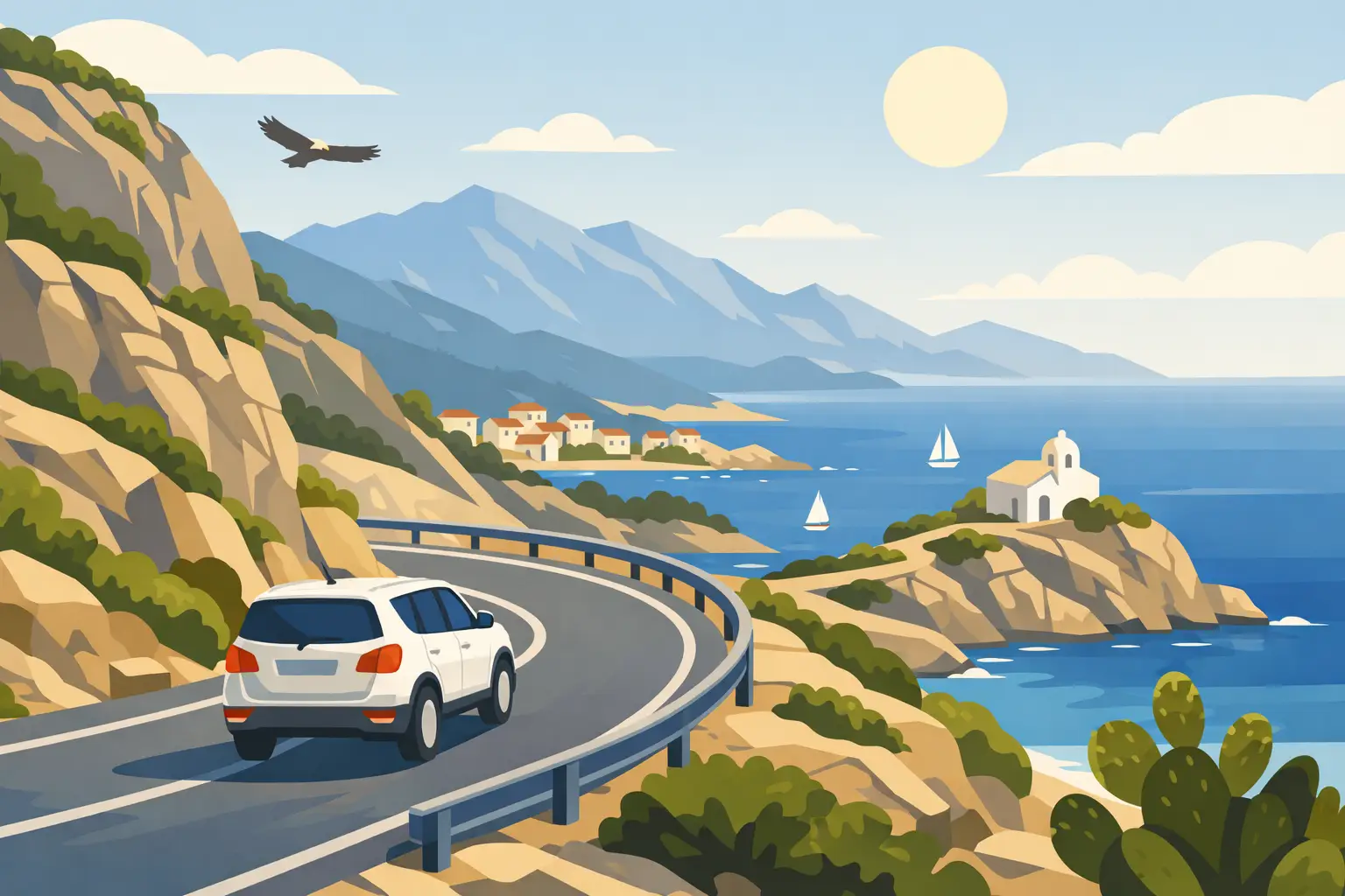 Safe Driving Tips for Mountain Roads in Crete