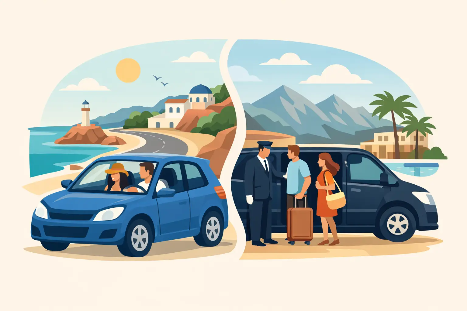 Self Drive or Transfers in Crete?
