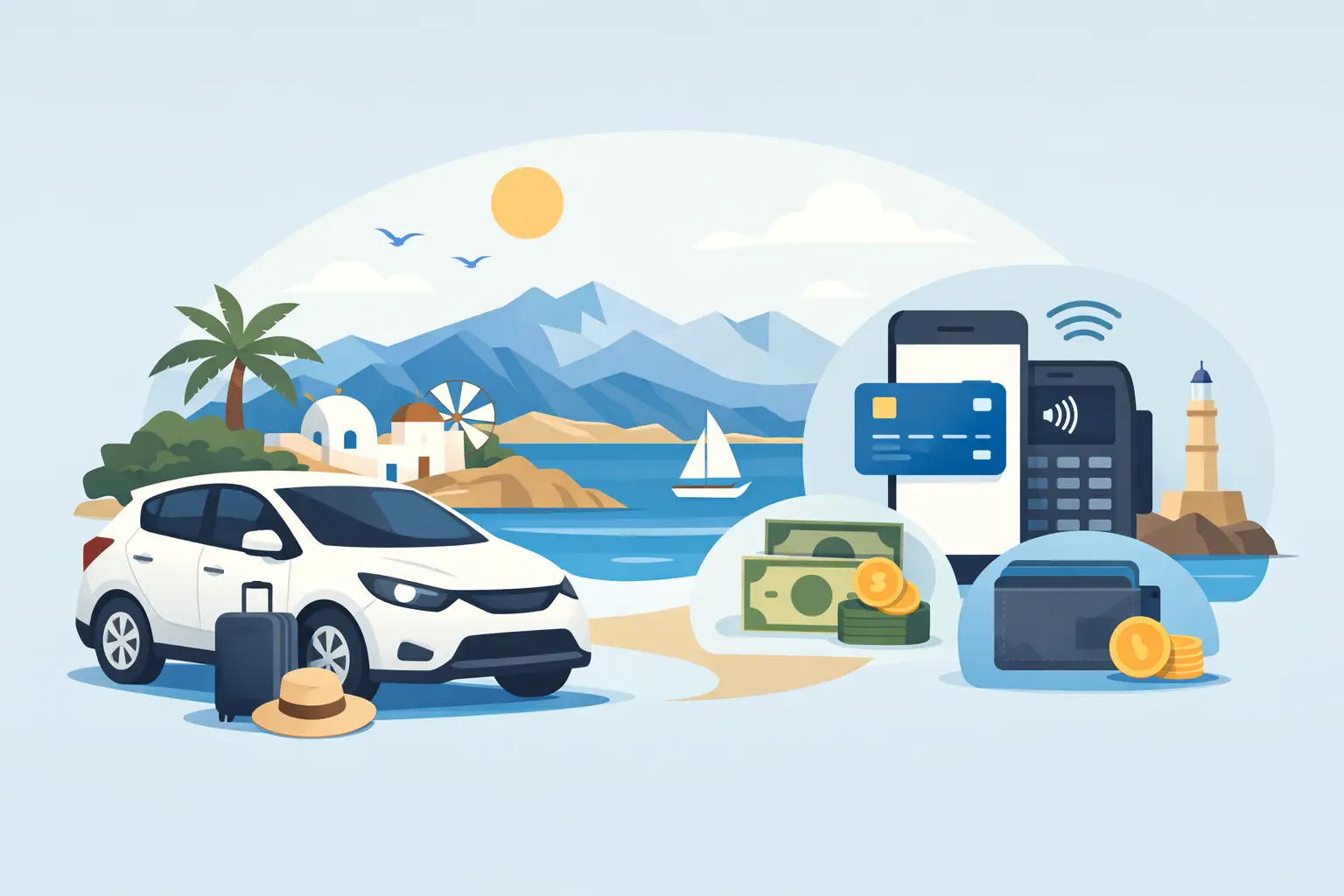 Car Hire with Flexible Payment Methods in Crete