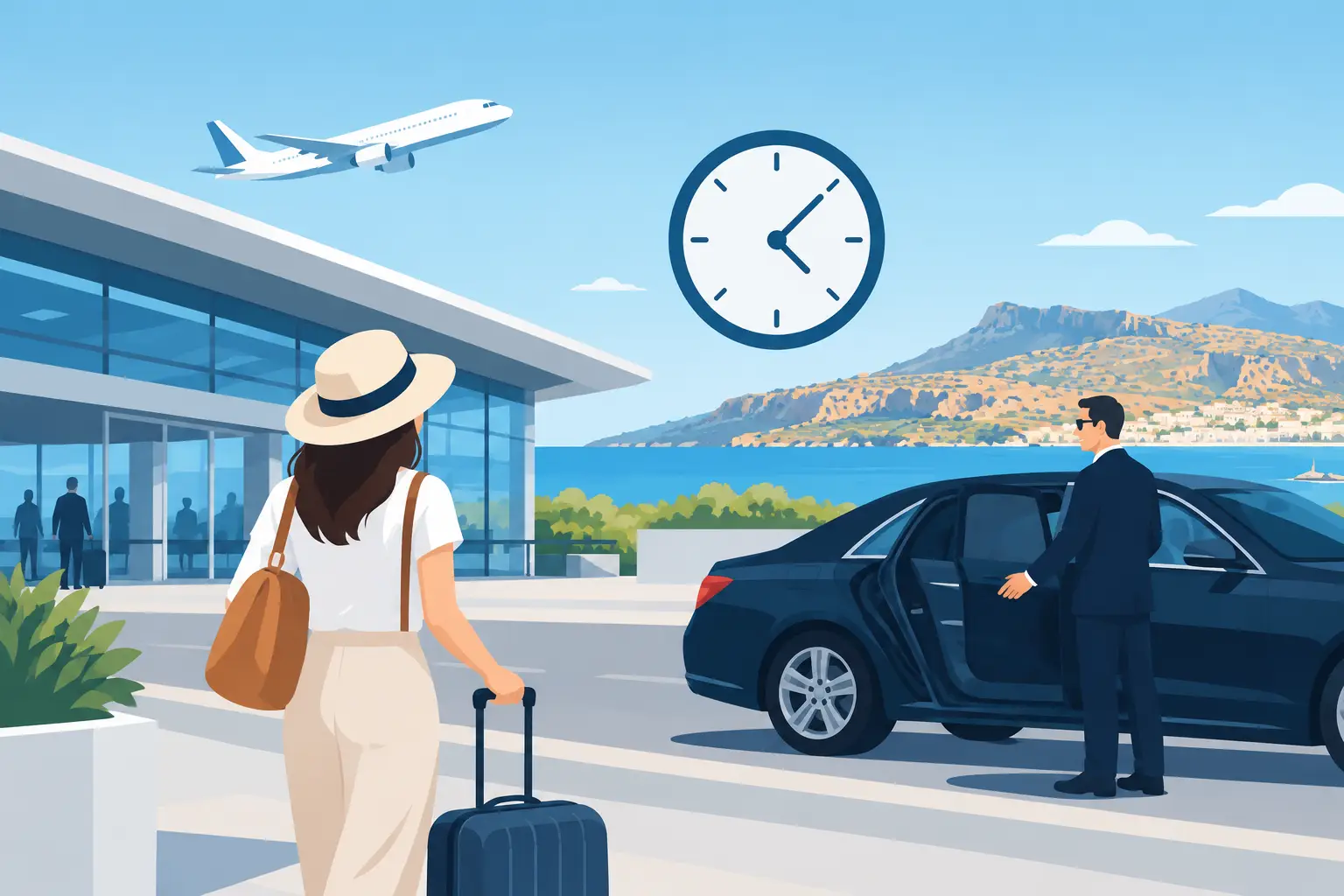 Airport Pickup Timing Guide for Crete Flights