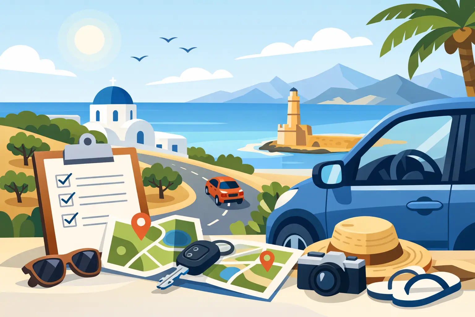 Crete Driving Checklist for a Relaxed Holiday