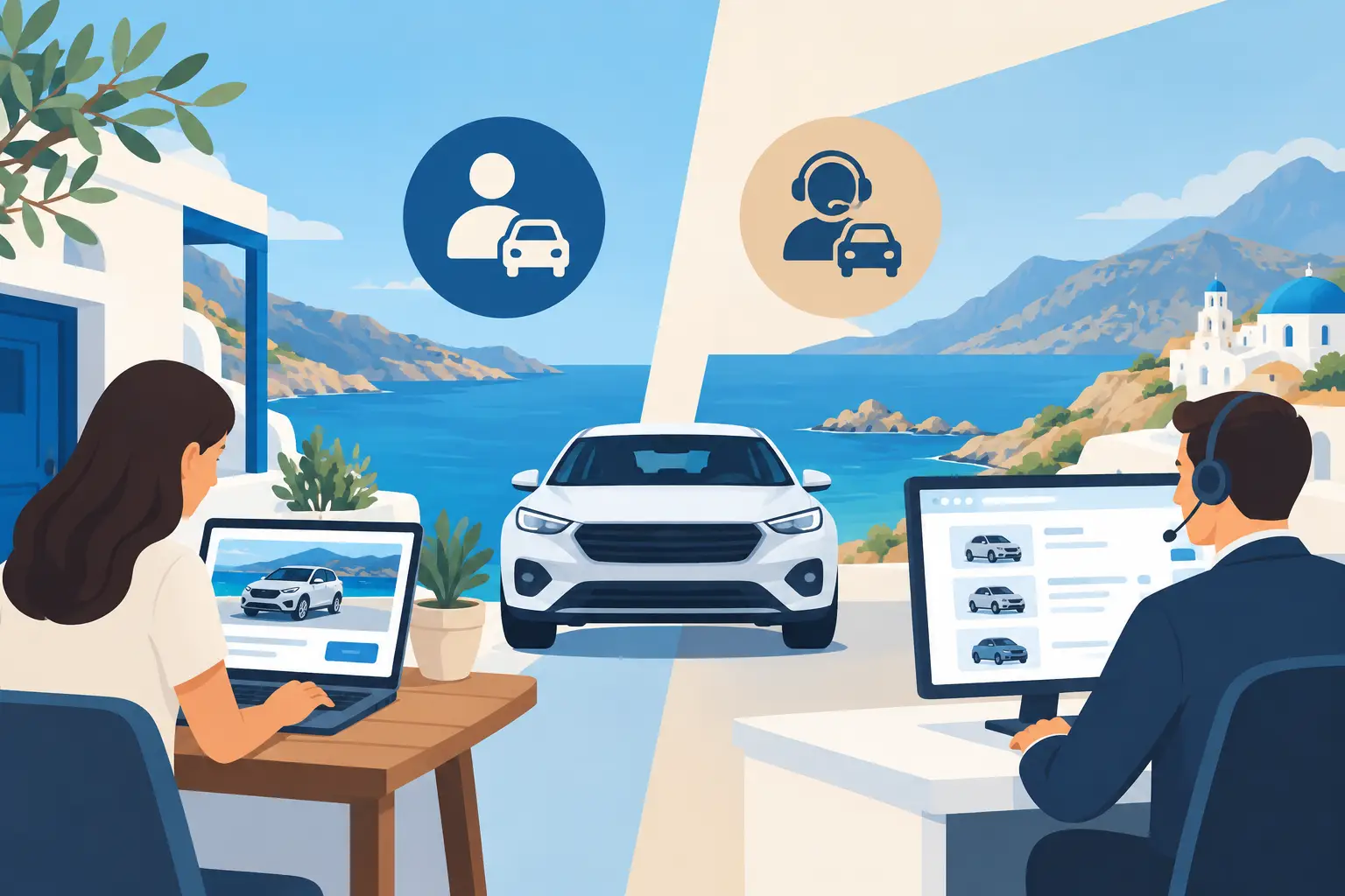 Direct Booking Versus Broker Rental in Crete